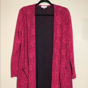LulaRoe Small Duster Lace Cardigan Long Sleeve